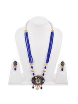 Traditional Kundan Meena Beaded Necklace Set
