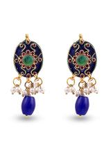 Traditional Kundan Meena Beaded Necklace Set