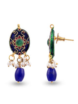 Traditional Kundan Meena Beaded Necklace Set