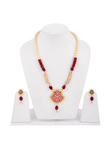 Floral Traditional Beaded Necklace Set