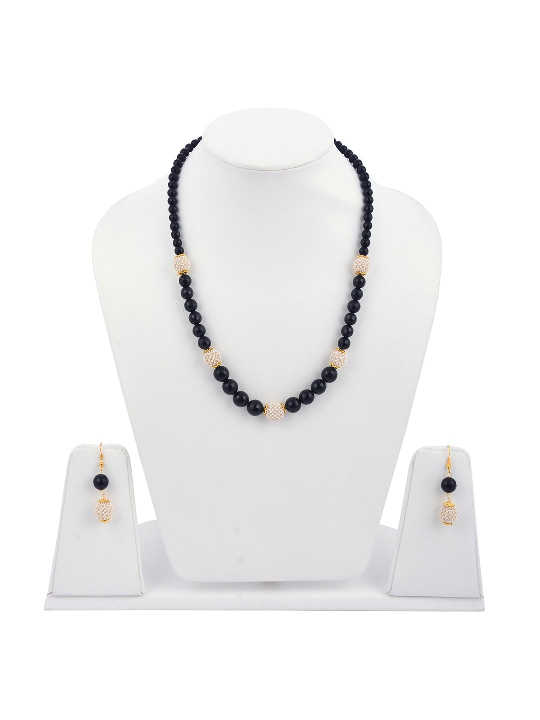 Threaded Beaded Necklace Set