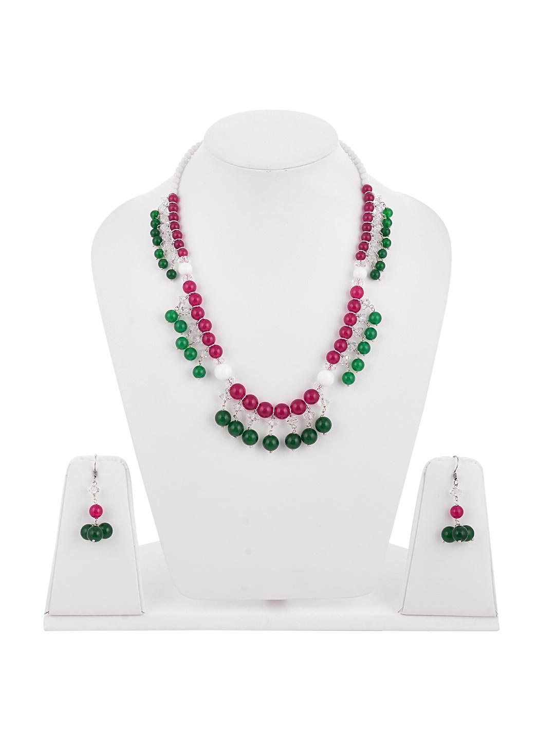 Threaded Party Beaded Necklace Set