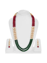 Traditional Kundan Meena Necklace Set