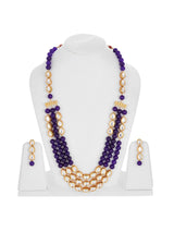 Traditional Kundan Meena Necklace Set
