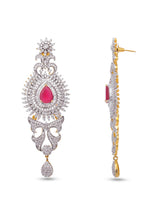 Modern Floral Bridal Necklace Set