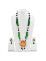 Traditional Jadau Beaded Necklace Set