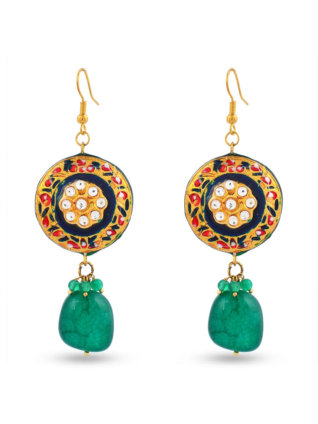 Traditional Jadau Beaded Necklace Set