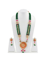 Traditional Jadau Beaded Necklace Set