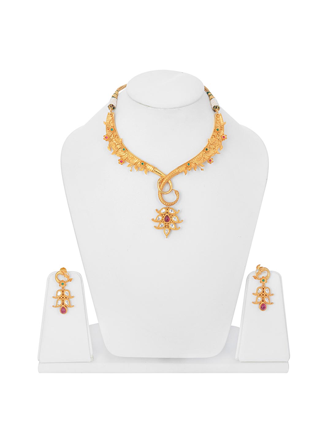 Peacock Fusion Necklace Set