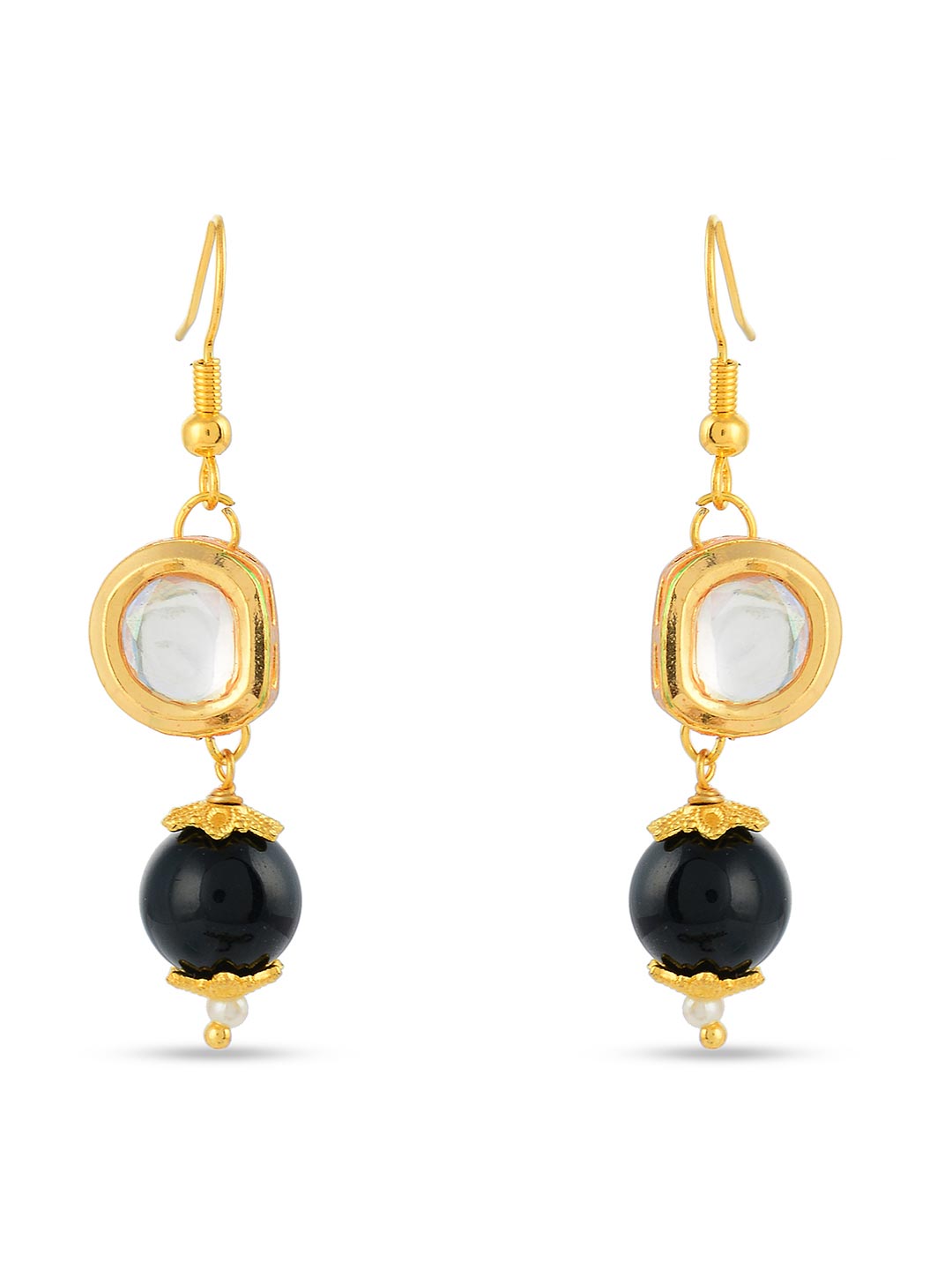 Traditional Kundan Meena Beaded Necklace Set