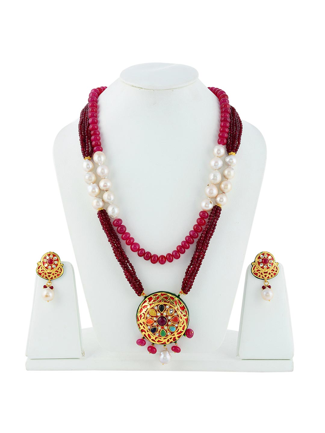 Traditional Beaded Necklace Set