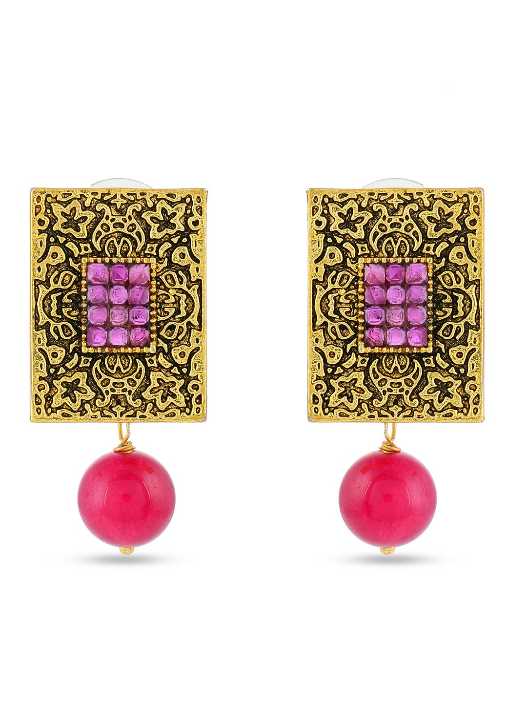 Floral Beaded Necklace Set