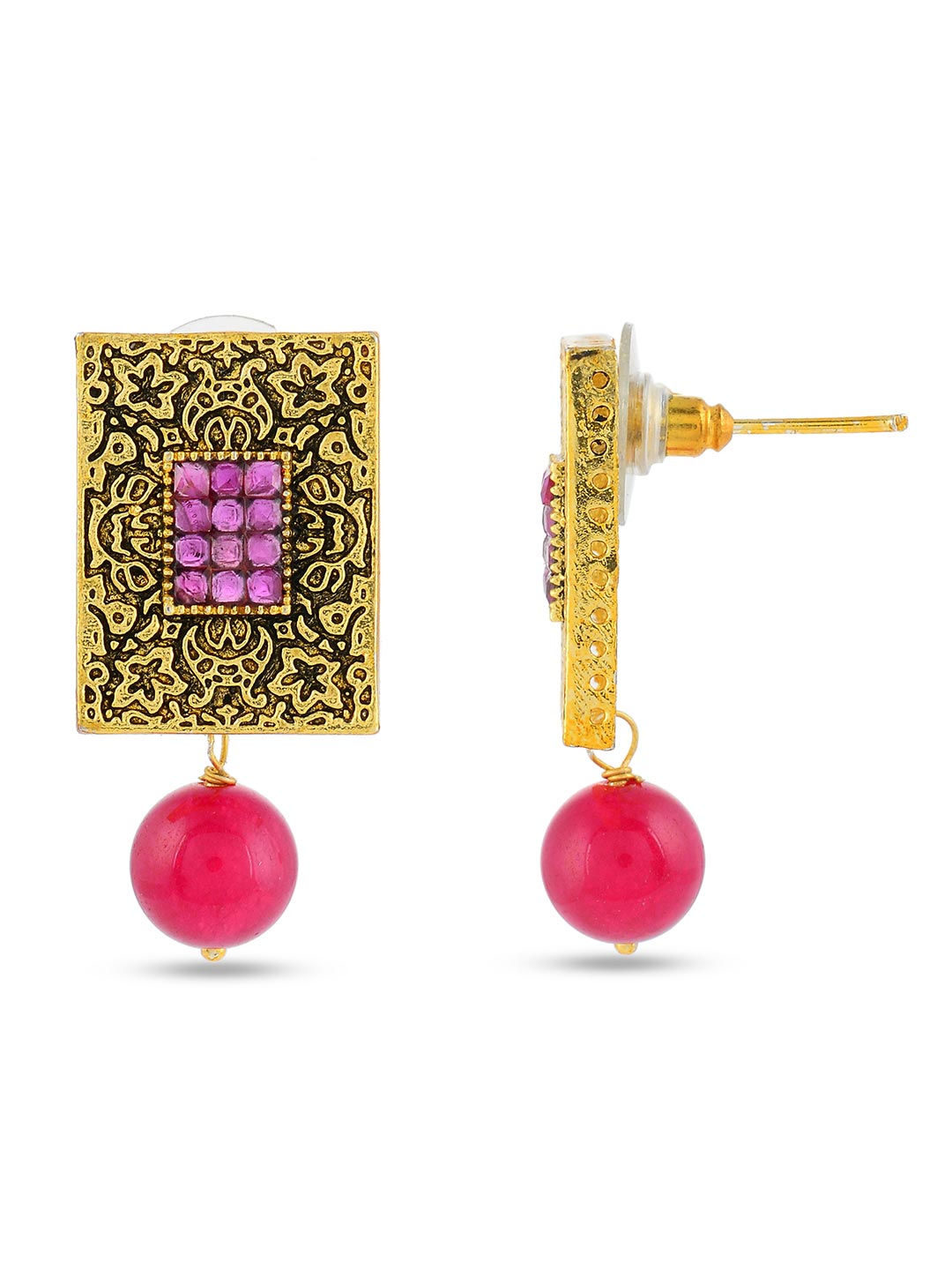 Floral Beaded Necklace Set