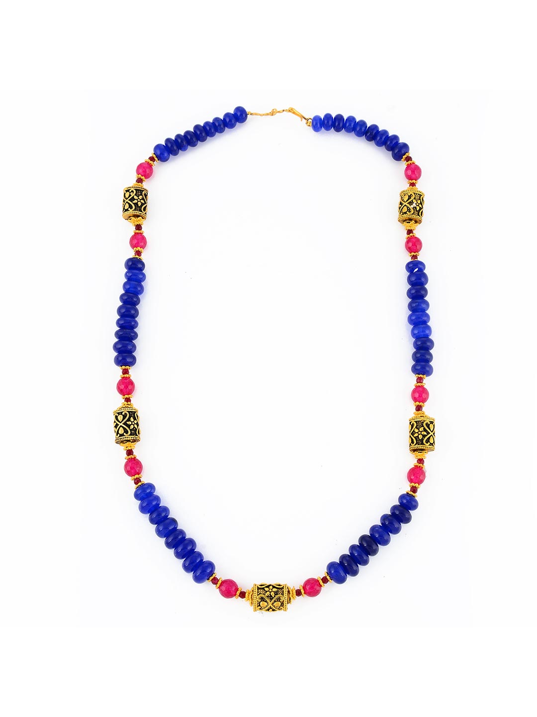 Wire Floral Beaded Necklace Set