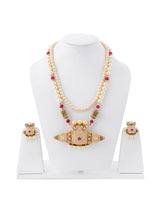 Peacock Antique Pearl Traditional Necklace Set