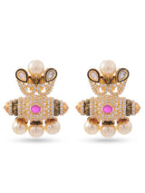 Peacock Antique Pearl Traditional Necklace Set