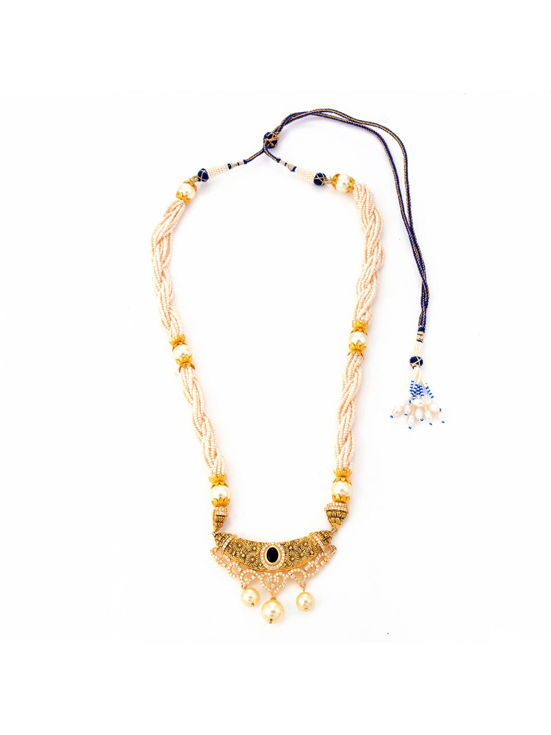 Antique Pearl Designer Necklace Set