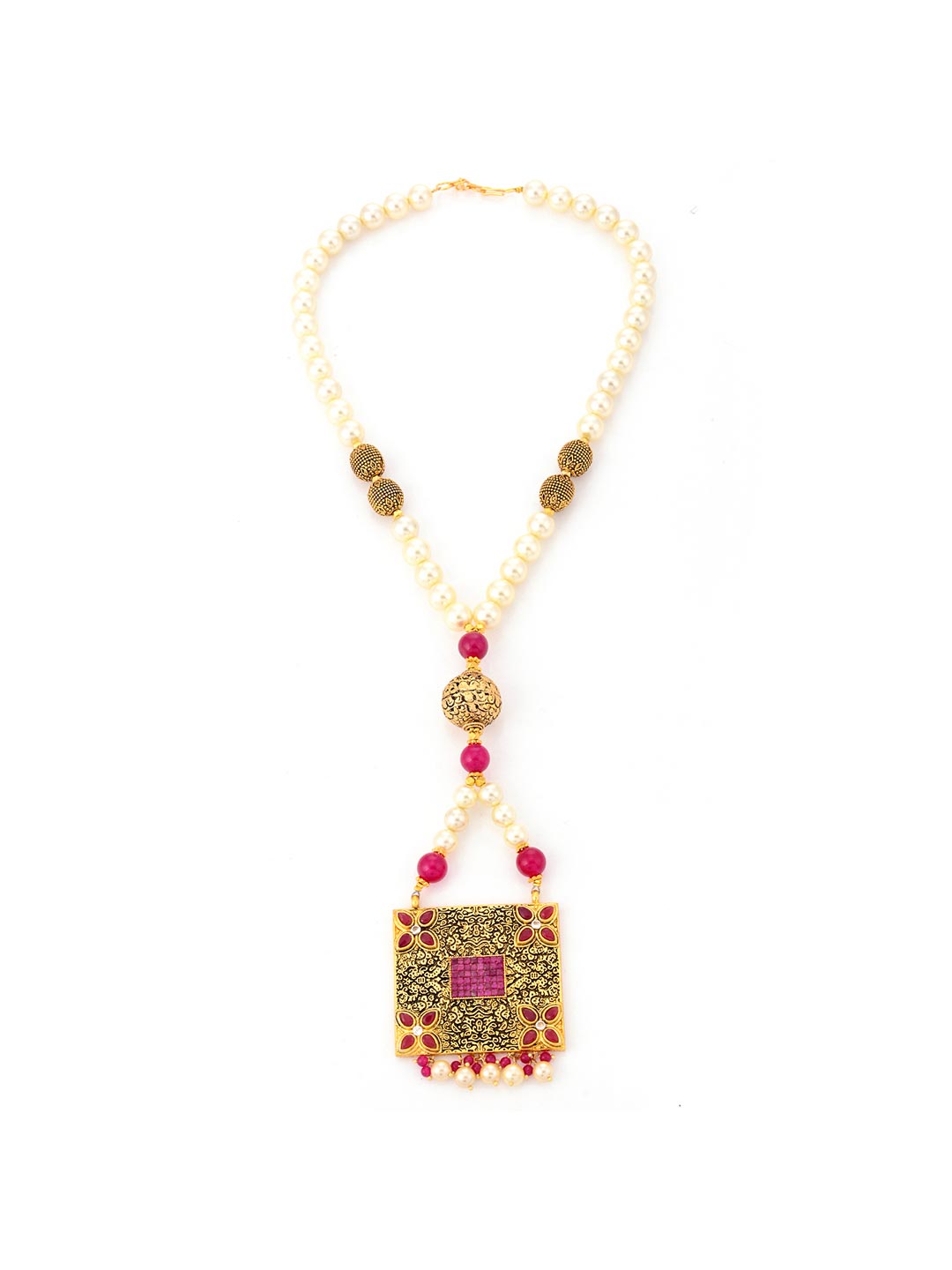 Pendant Beaded Traditional Necklace Set