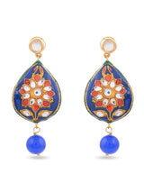 Traditional Kundan Meenakari Beaded Necklace Set