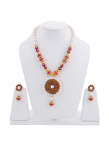 Pacchi Work Beaded Necklace Set