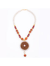 Pacchi Work Beaded Necklace Set