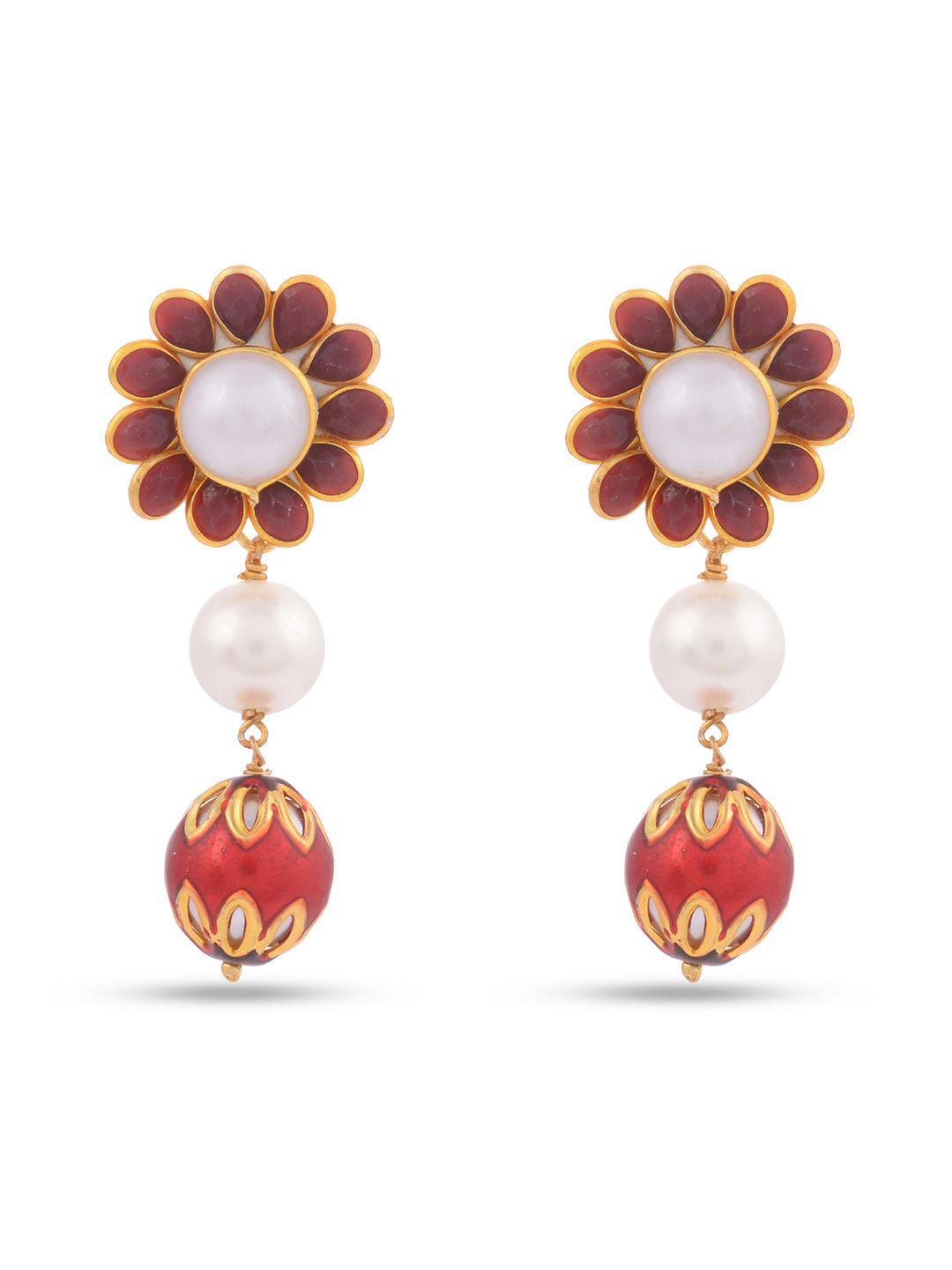 Pacchi Work Beaded Necklace Set