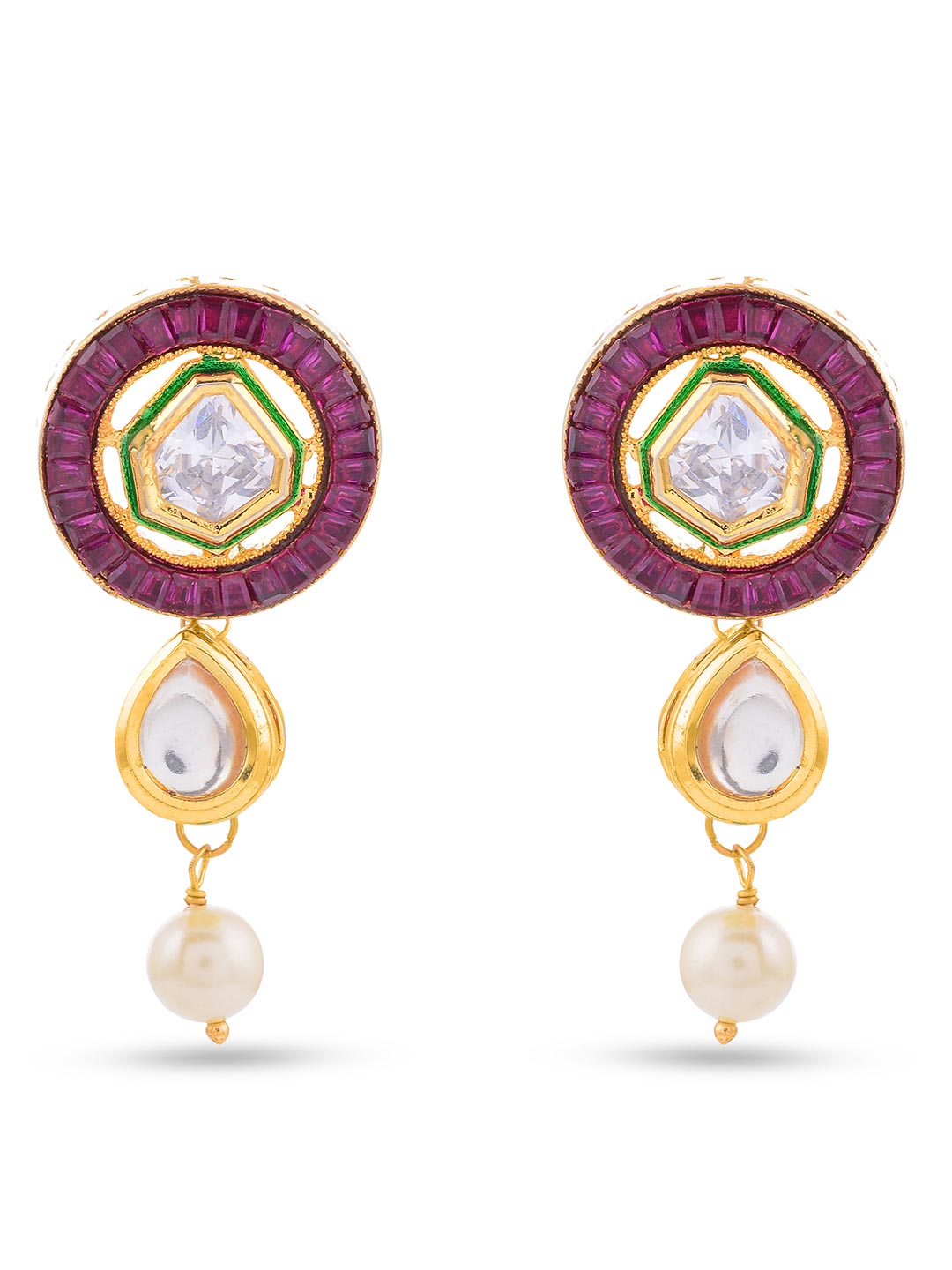 Designer Side Brooch Beaded Necklace Set