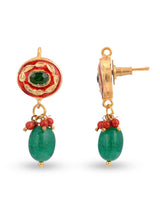 Traditional Heavy Kundan Meena Beaded Necklace Set