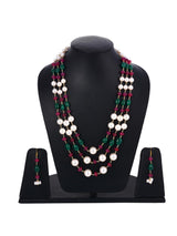 Traditional Panna Manak Pearls Necklace Set