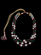 Traditional Panna Manak Pearls Necklace Set