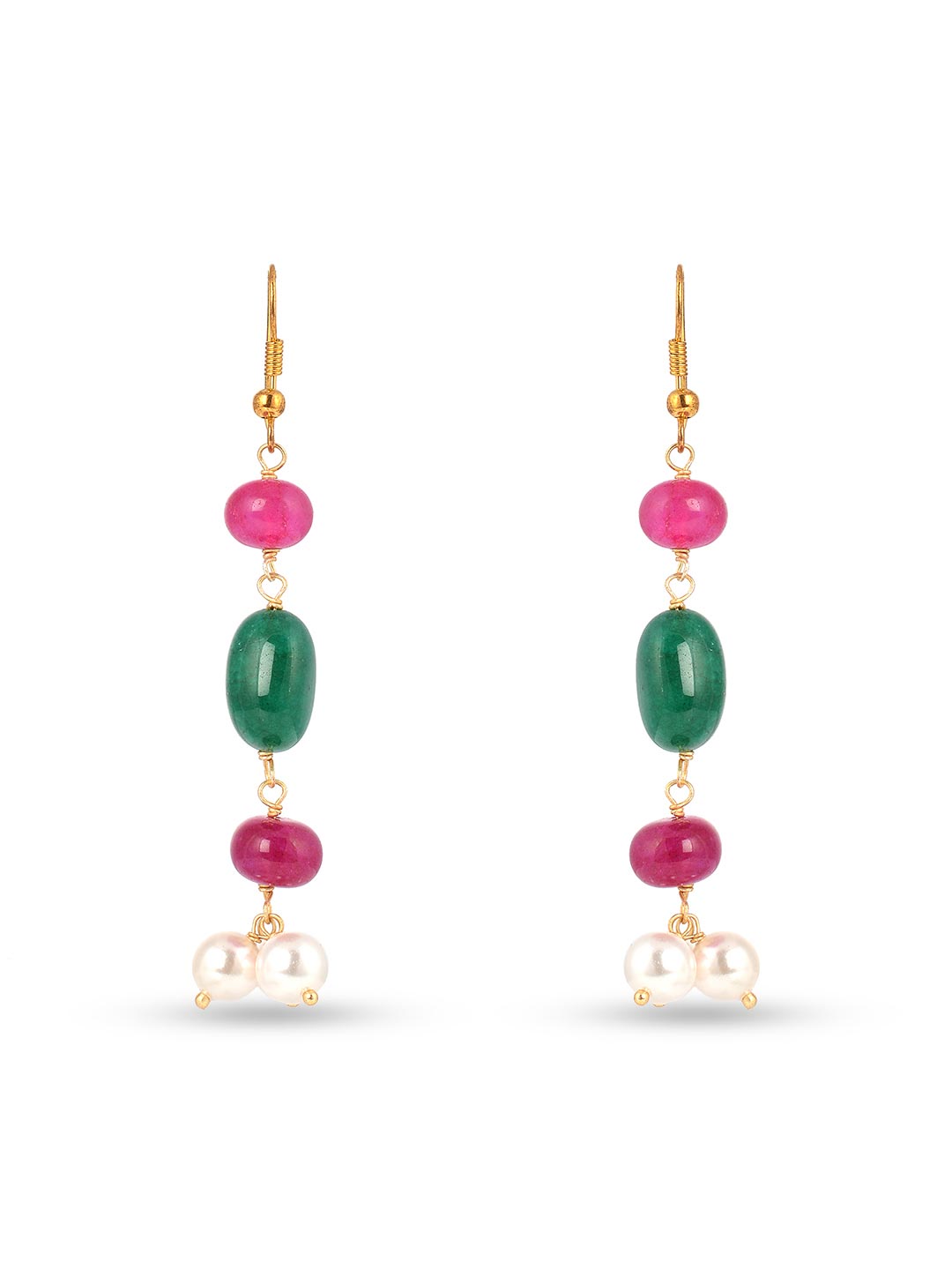 Traditional Panna Manak Pearls Necklace Set