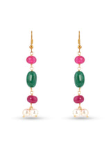 Traditional Panna Manak Pearls Necklace Set