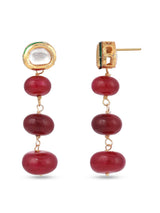 Traditional Kudan Meena and Manak Necklace Set