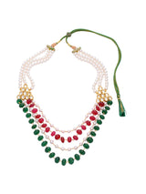 Traditional Kundan Meena and Stones Necklace Set