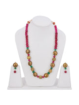Traditional Single Stranded Manak Necklace Set