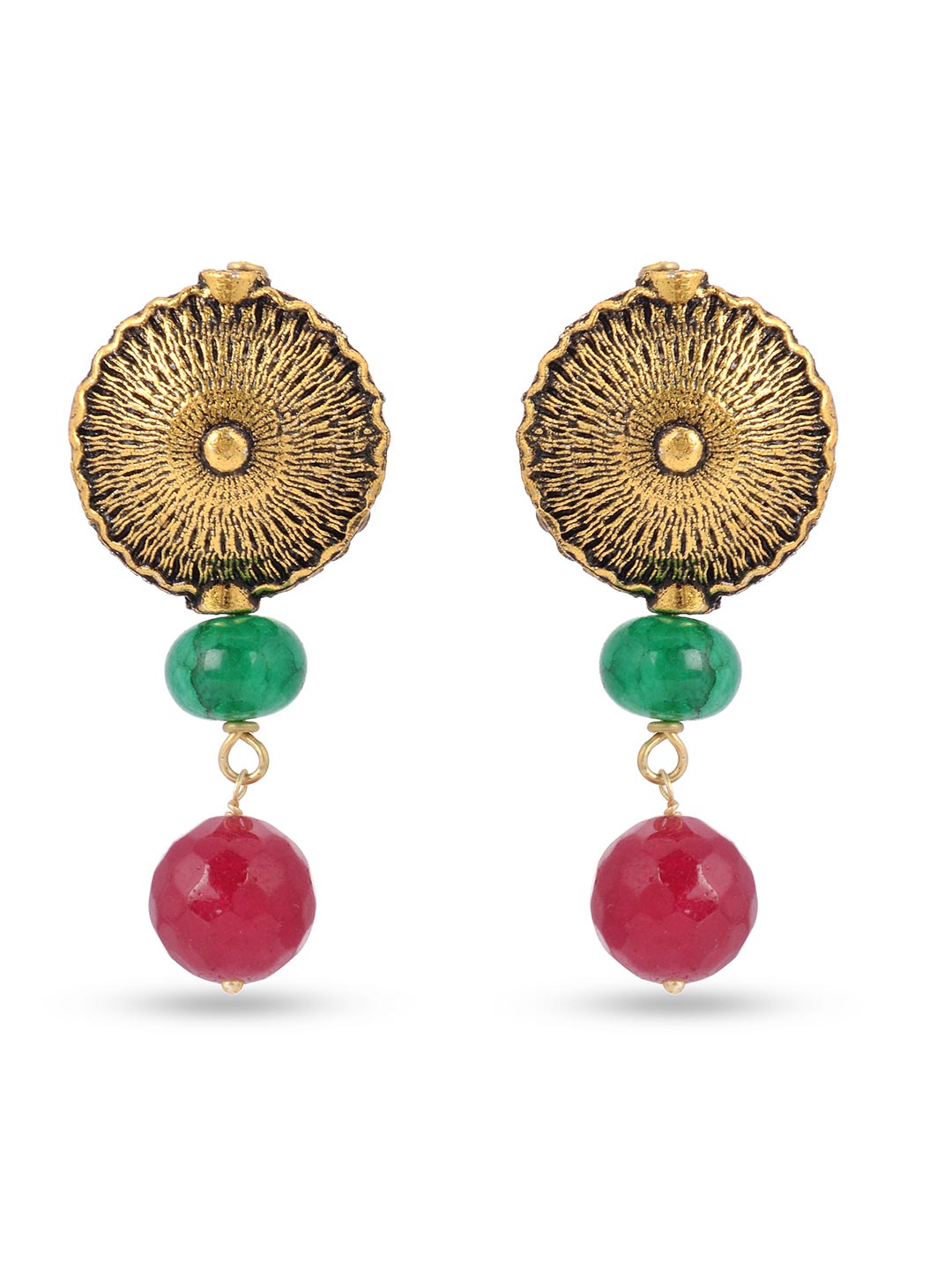 Traditional Single Stranded Manak Necklace Set