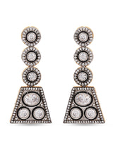 Designer Black Enamelled Blue Beads Necklace Set