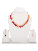 Modern Colored Stones Designer Necklace Set