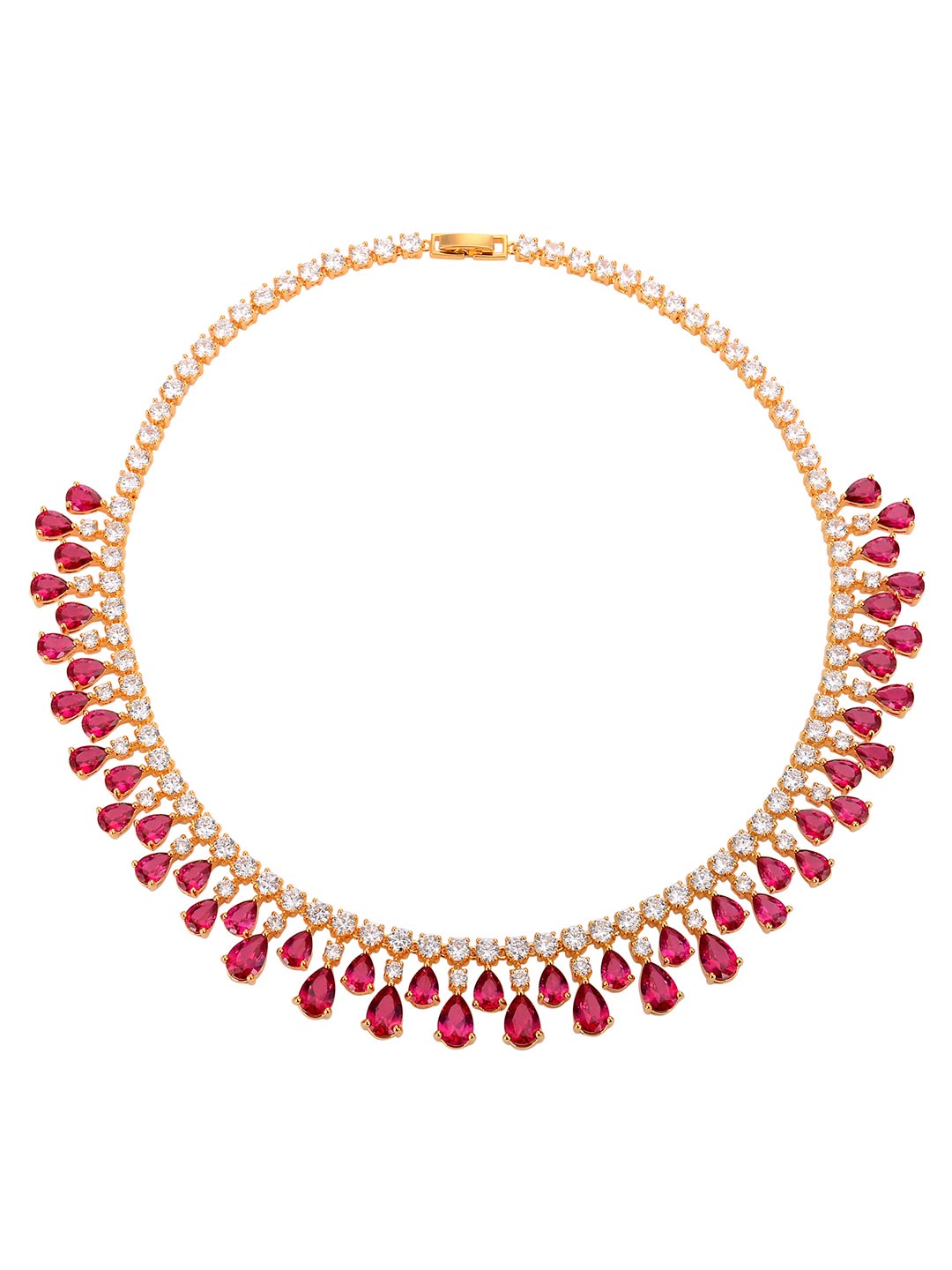 Modern Colored Stones Designer Necklace Set