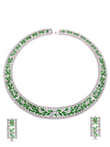 Contemporary Colored Stones Designer Necklace Set