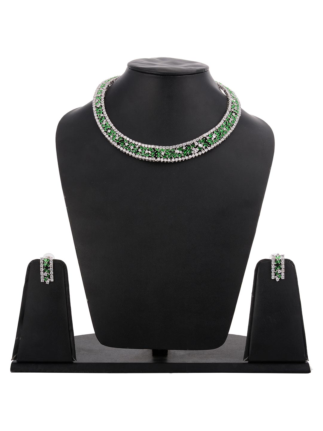 Contemporary Colored Stones Designer Necklace Set