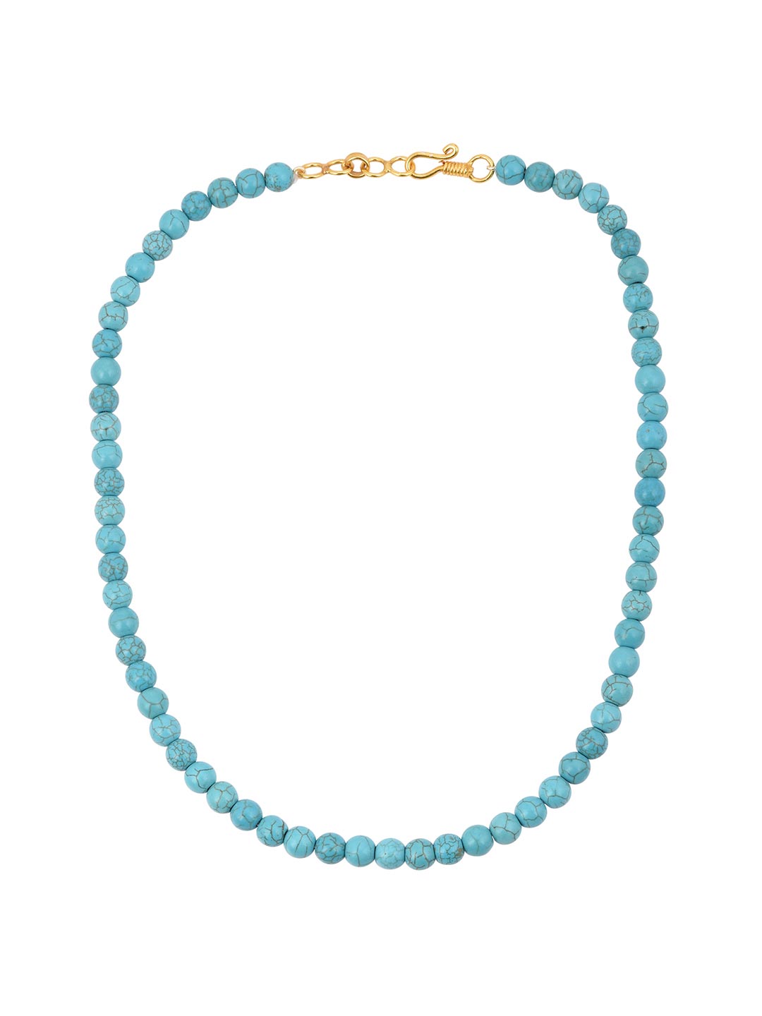 Classic Single Stranded Turquoise Beaded Necklace Set