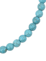 Classic Single Stranded Turquoise Beaded Necklace Set