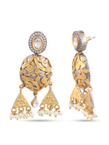 Traditional Fusion Designer Polki Pearls Necklace Set