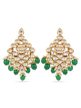 Traditional Bridal Heavy Kundan Meena Necklace Set