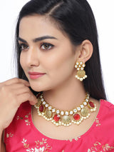 Colored Kundan and Antique Designer Necklace Set