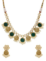 Colored Kundan and Antique Designer Necklace Set