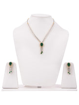 Contemporary Modern Designer Colored Stone Necklace Set