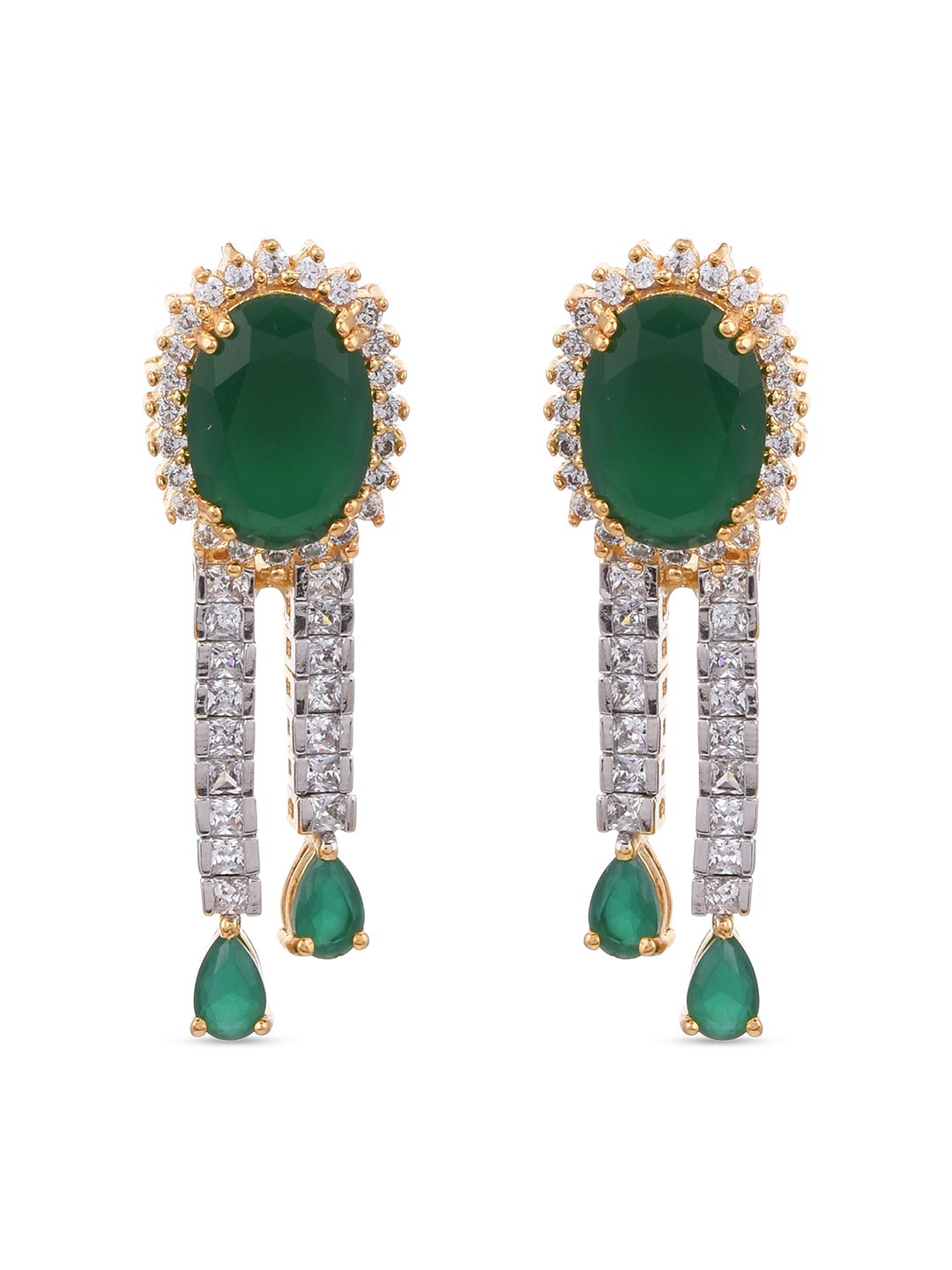 Contemporary Modern Designer Colored Stone Necklace Set