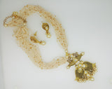 Traditional Kundan Stones Gold Plated Necklace Set